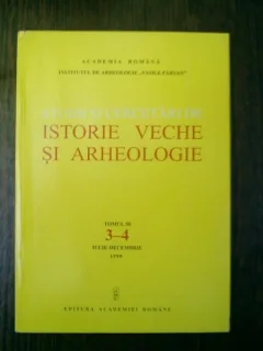 Studii si cercetari de istorie veche si arheologie tomul 50 3-4 iulie-decembrie 1999