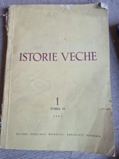 Studii si Cercetari de Istorie Veche - TOMUL 18, Vol 1, 1967