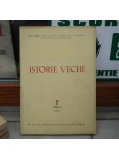 Studii si cercetari de istorie veche vol.2 anul X 1959 , Em. Condurachi