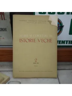 Studii si cercetari de istorie veche vol.2 anul XIII 1962 , Em. Condurachi