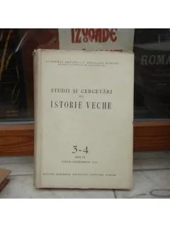 Studii si cercetari de istorie veche vol.3-4 anul VII iulie-decembrie 1955 , Gh. Stefan