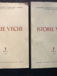 STUDII SI CERCETARI DE ISTORIE VECHE , VOL I-II /1959