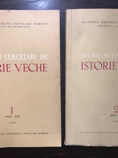 STUDII SI CERCETARI DE ISTORIE VECHE , VOL I-II /1962