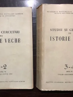 STUDII SI CERCETARI DE ISTORIE VECHE , VOL I-II .III.IV/1955