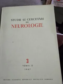 Studii si cercetari de neurologie 3, tomul 12