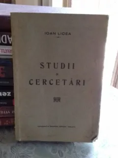 Studii si cercetari - Ioan Licea