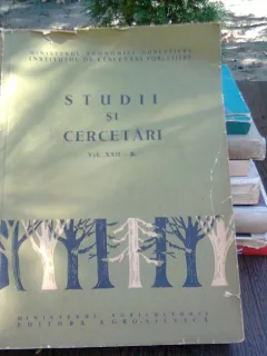 Studii si cercetari  Vol.xxii-B   (carte agronomie)