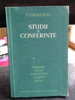 STUDII SI CONFERINTE - G. CALINESCU