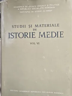 Studii si materiale de istorie medie vol.VI