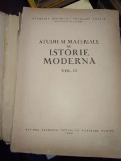 STUDII SI MATERIALE DE ISTORIE MODERNA , VOL II