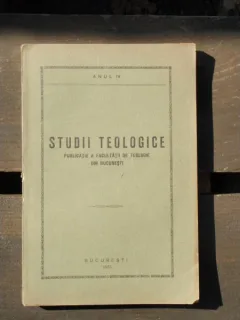 STUDII TEOLOGICE ANUL IV . 1933