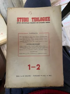 Studii Teologice. Revista institutelor teologice din Patriarhia Romana Seria a II-a 1-2 1952