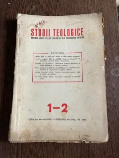 Studii Teologice. Revista institutelor teologice din Patriarhia Romana Seria a II-a 1-2 1956