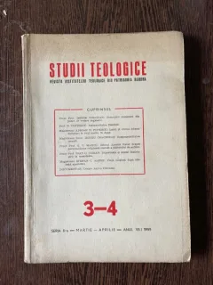 Studii Teologice. Revista institutelor teologice din Patriarhia Romana Seria a II-a 3-4 1955