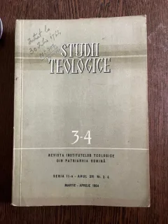 Studii Teologice. Revista institutelor teologice din Patriarhia Romana Seria a II-a 3-4 1964