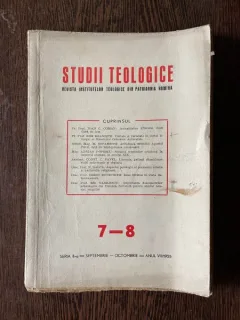 Studii Teologice. Revista institutelor teologice din Patriarhia Romana Seria a II-a 7-8 1955