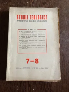 Studii Teologice. Revista institutelor teologice din Patriarhia Romana Seria a II-a 7-8 1957