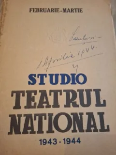 Studio Teatrul National 1943-1944 Februarie Martie