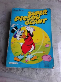 SUPER PICSOU GEANT/1986  (CARTE PENTRU COPII, CU BENZI DESENATE. TEXT IN LIMBA FRANCEZA)