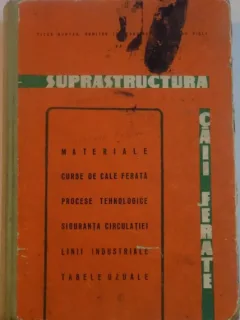 SUPRASTRUCTURA CAII FERATE DE TITUS BURTAN , DUMITRU CONSTANTINESCU SI NICOLAE DISLI , 1965