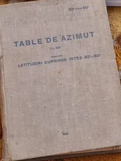TABELE DE AZIMUT - A. IUSCENCO