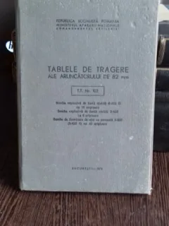 TABELE DE TRAGERE ALE ARUNCATORULUI DE 82MM