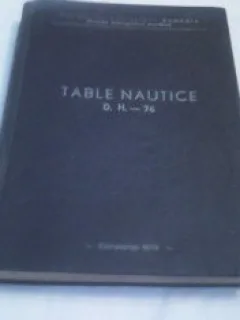 TABLE NAUTICE D.H. - 76