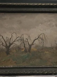 Tablou Iosif Steurer - Pomi desfrunziti (pictura)