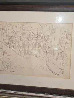 Tablou Tia Peltz - Cartierul Dudesti (grafica)