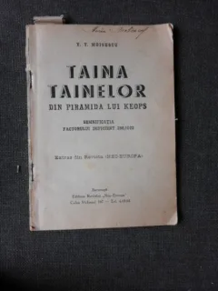 TAINA TAINELOR DIN PIRAMIDA LUI KEOPS - Y.Y. MOISESCU