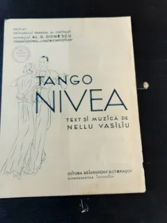 TANGO NIVEA, TEXT SI MUZICA DE NELLU VASILIU