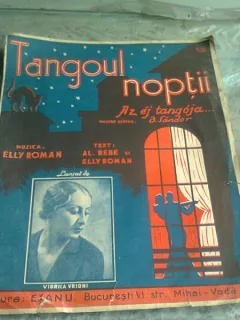 TANGOUL NOPTII - TEXT AL. BEBE, ELLY ROMAN. MUZICA ELLY ROMAN