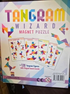 Tangram Wizard Magnet Puzzle