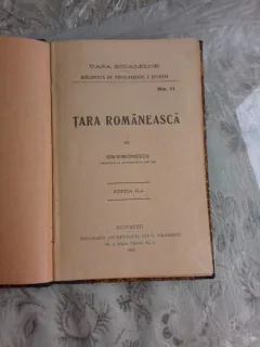 TARA ROMANEASCA -  ION SIMIONESCU  EDITIA II-A