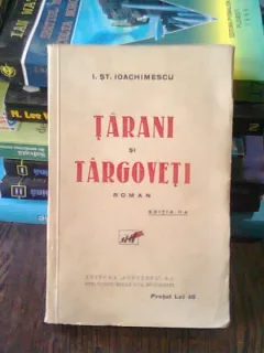 TARANI SI TARGOVETI - I.ST. IOACHIMESCU