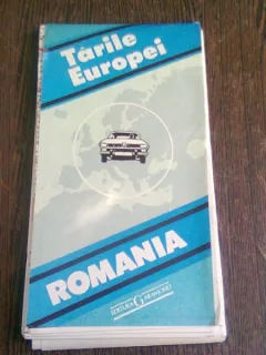 TARILE EUROPEI, ROMANIA, HARTA RUTIERA