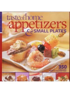 TASTE OF HOME APPETIZERS