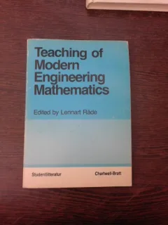 Teaching of Modern Engineering Matemathics - Lennart Rade  (carte in limba engleza)