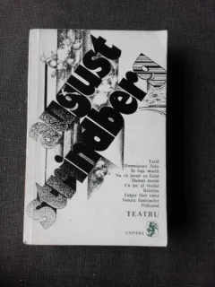 TEATRU - AUGUST STRINDBERG  (DIN BIBLIOTECA LUI PETRU VINTILA, CU SEMNATURA ACESTUIA)