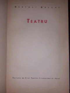 Teatru - Bertolt Brecht
