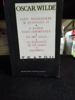 TEATRU - OSCAR WILDE,editia BROSATA