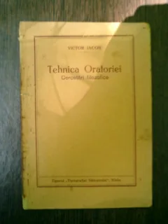 Tehnica oratoriei cercetari filozofice - Victor Iacob
