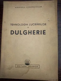 Tehnologia lucrarilor de dulgherie