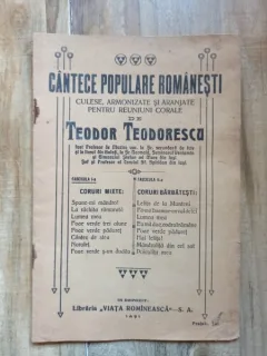 Teodor Teodorescu - Cantece Populare Romanesti