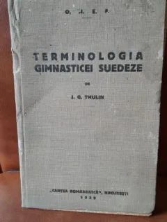 Terminologia gimnasticii suedeze - J.G. Thulin