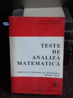 TESTE DE ANALIZA MATEMATICA - IULIUS MUGUREL NICOLESCU