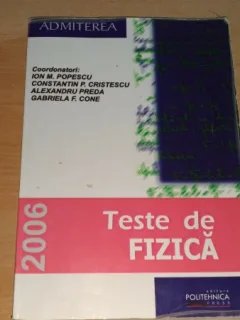 TESTE DE FIZICZA-ION M. POPESCU SI ALTII