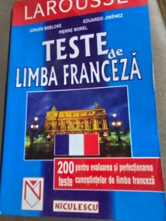 Teste de Limba Franceza - Jurgen Boelcke, Eduardo Jimenez, Pierre Morel