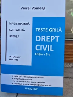 Teste grila, Drept civil - Viorel Voineag, editia 3