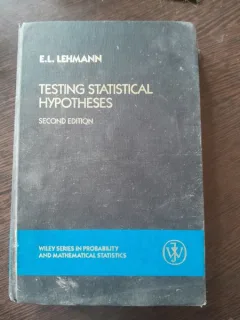 Testing statistical hypotheses - E.L. Lehmann  (carte in limba engleza)